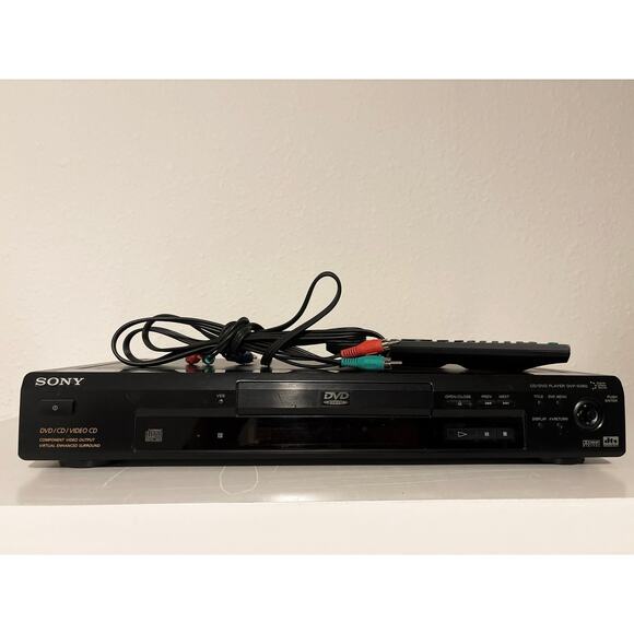WORKS! Sony CD / DVD Player Digital Cinema w/ Remote DVP-S360 - Picture 1 of 9